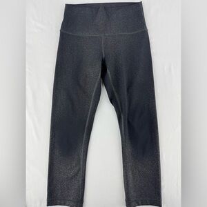 lululemon athletica Black Leggings with Shimmer